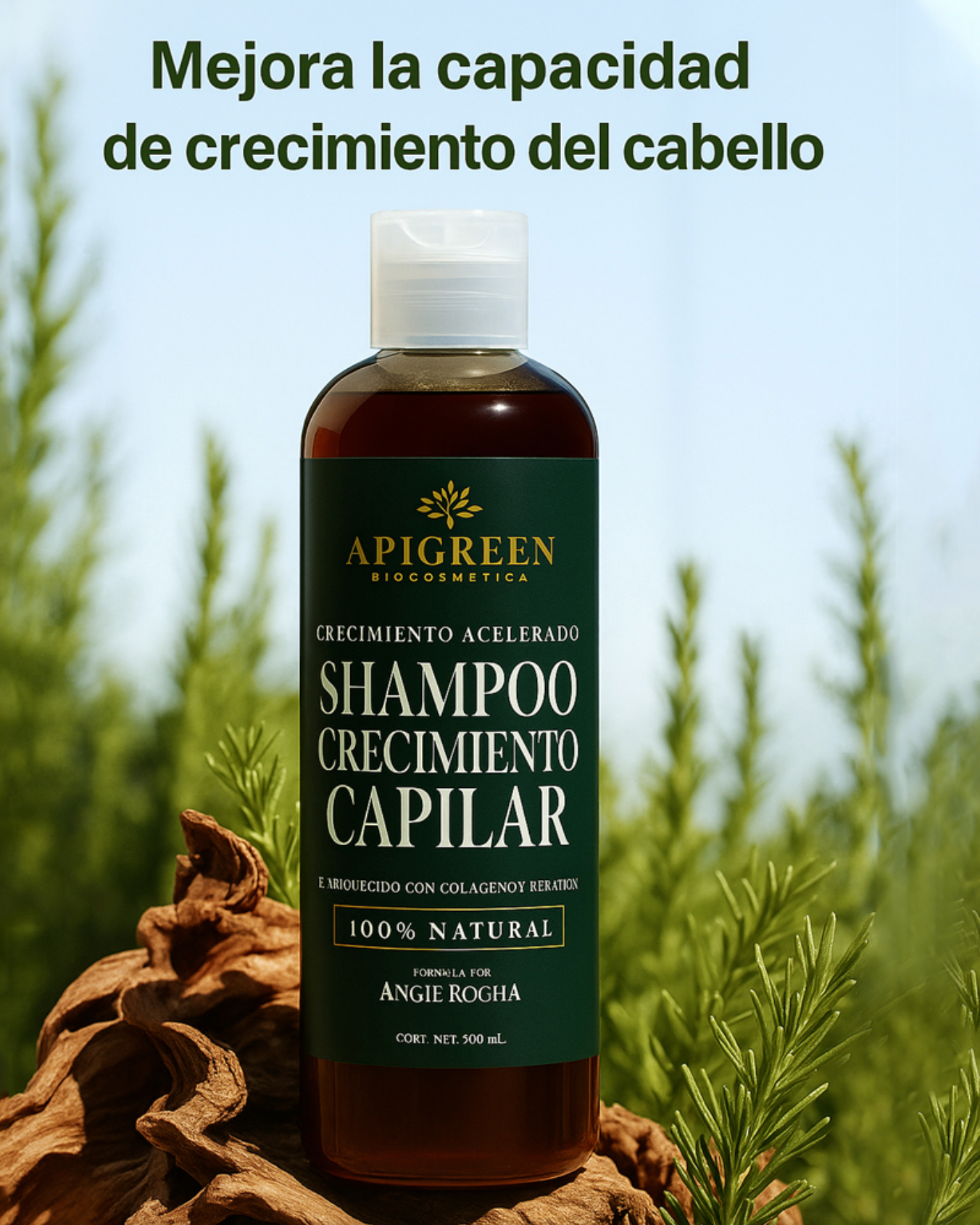 Roméa Growth🌿- Shampo de Romero y Biotina para un crecimiento desde la raíz✨