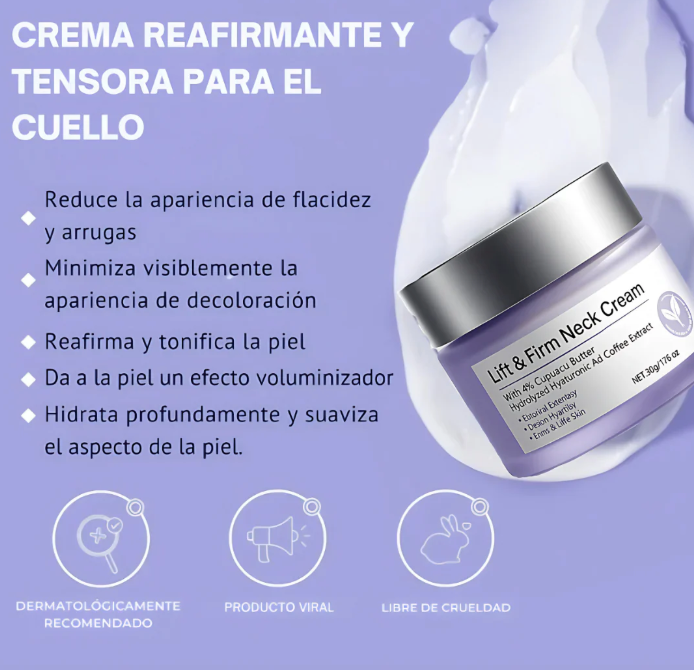 ✨Crema reafirmante de Cuello y Arrugas ✨ - Lift & Firm Neck Cream