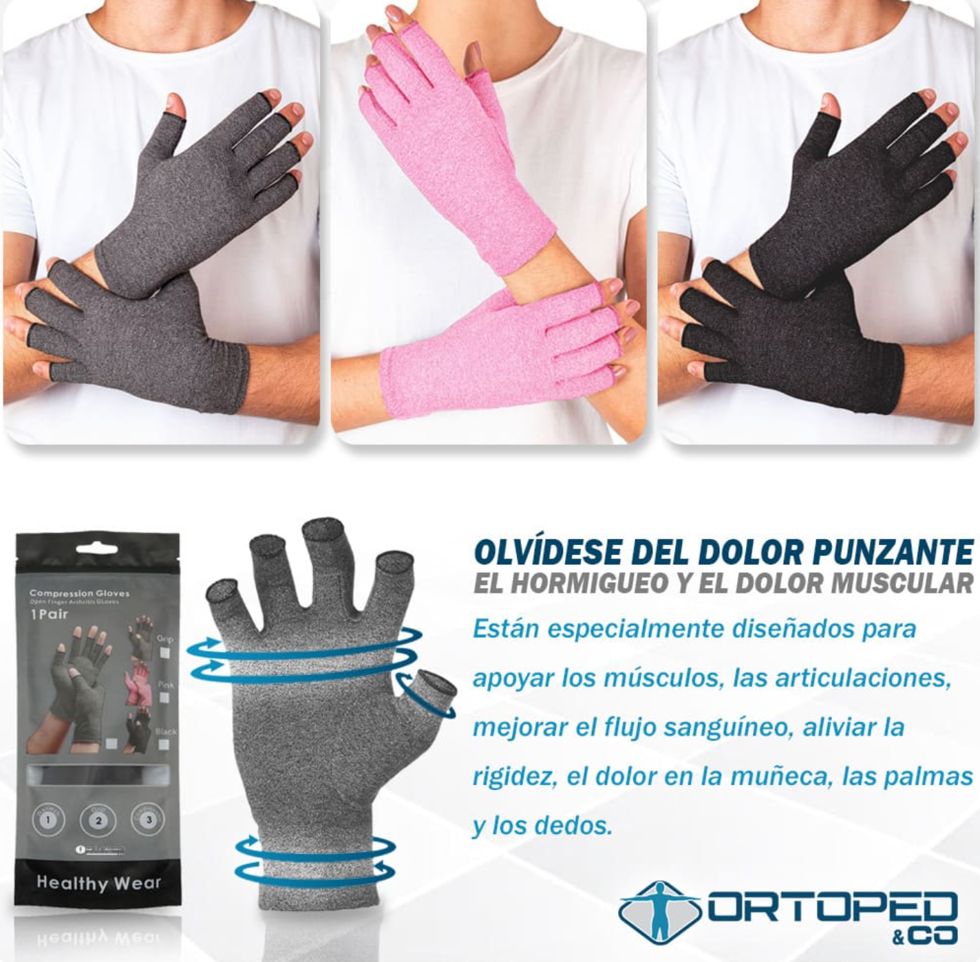 ArtrixConfort™-Guantes de Compresión Suave Para Artritis| +ENVÍO GRATIS